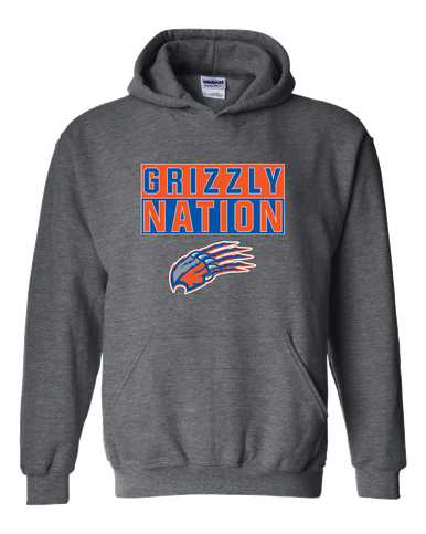 Grand Oaks Grizzlies Claw Nation #1 Men's Hoodie