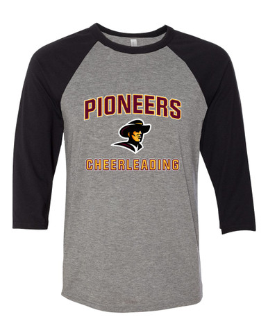 Simi Valley Pioneers Cheerleading Women's Baseball T-Shirt