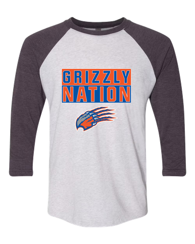 Grand Oaks Grizzlies Claw Nation #1 Women's Baseball T-Shirt