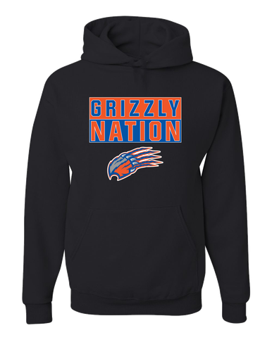 Grand Oaks Grizzlies Claw Nation #1 Men's Premium Hoodie