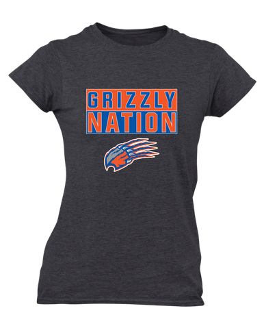 Grand Oaks Grizzlies Claw Nation #1 Women's Premium SS T-Shirt