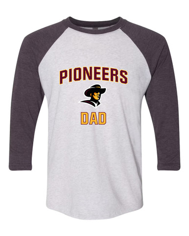 Simi Valley Pioneers Dad Men's Baseball T-Shirt