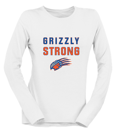 Grand Oaks Grizzlies Claw Strong #2 Women's LS T-Shirt