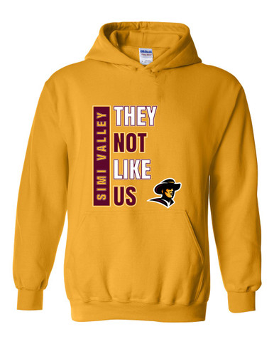 Simi Valley Pioneers They Not Like Us #1 Men's Hoodie