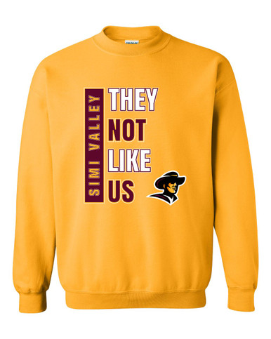 Simi Valley Pioneers They Not Like Us #1 Men's Sweatshirt