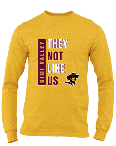 Simi Valley Pioneers They Not Like Us #1 Men's LS T-Shirt
