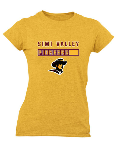Simi Valley Pioneers Mascot #7 Women's SS T-Shirt