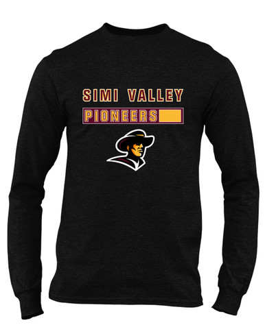Simi Valley Pioneers Mascot #7 Men's LS T-Shirt