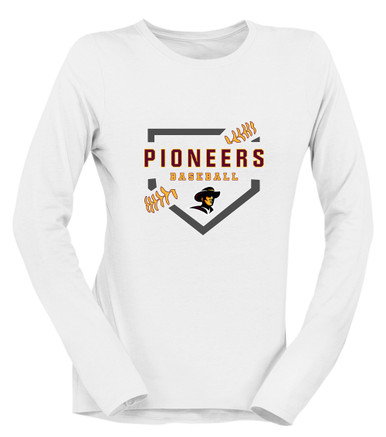 Simi Valley Pioneers Baseball #2 Women's LS T-Shirt
