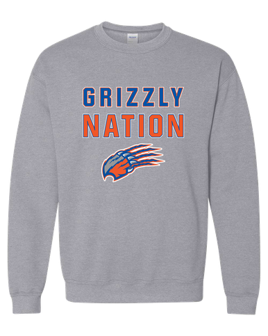 Grand Oaks Grizzlies Claw Nation #2 Men's Sweatshirt