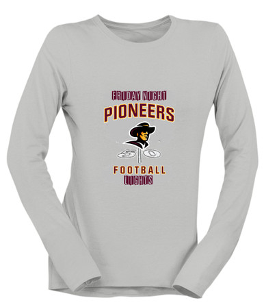 Simi Valley Pioneers Football #6 Women's Premium LS T-Shirt