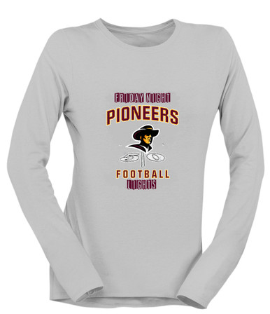 Simi Valley Pioneers Football #6 Women's LS T-Shirt