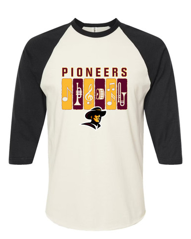 Simi Valley Pioneers Band # 2 Men's Baseball T-Shirt