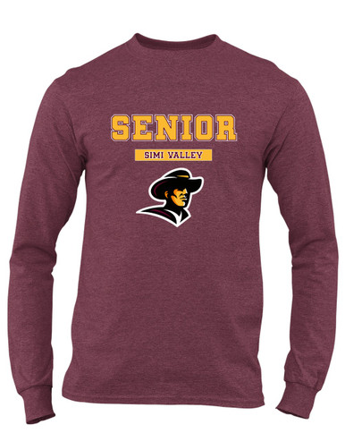 Simi Valley Pioneers Senior #2 Men's LS T-Shirt