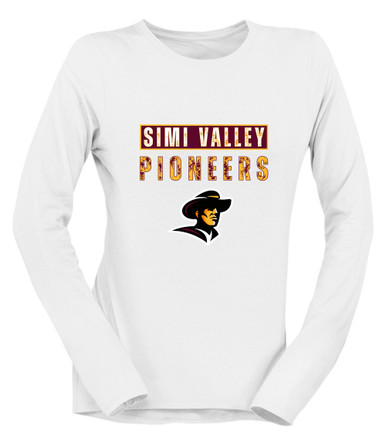 Simi Valley Pioneers Mascot #9 Women's Premium LS T-Shirt