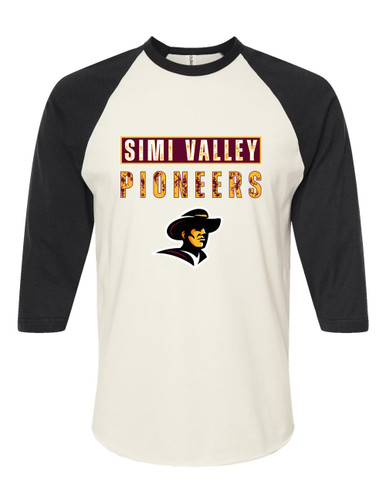 Simi Valley Pioneers Mascot #9 Women's Baseball T-Shirt