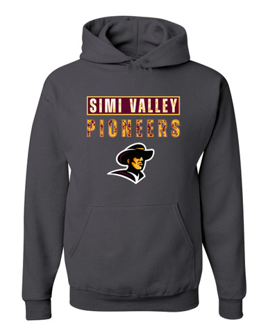 Simi Valley Pioneers Mascot #9 Men's Premium Hoodie