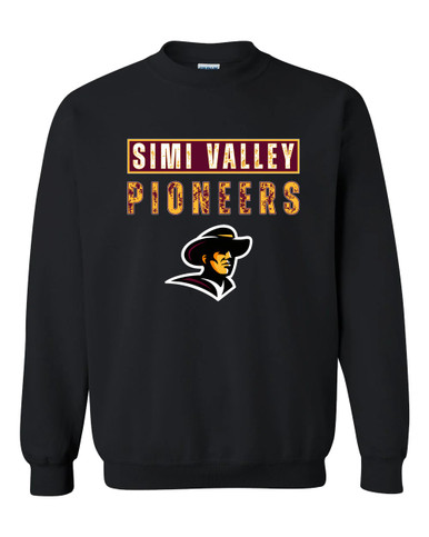 Simi Valley Pioneers Mascot #9 Men's Sweatshirt