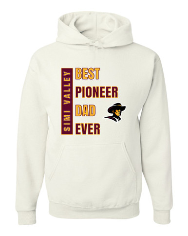 Simi Valley Pioneers Best Pioneer Dad Men's Premium Hoodie