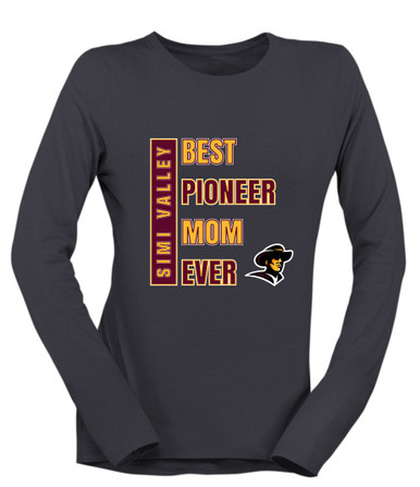 Simi Valley Pioneers Best Pioneer Mom Women's Premium LS T-Shirt