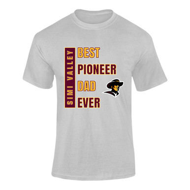 Simi Valley Pioneers Best Pioneer Dad Men's SS T-Shirt