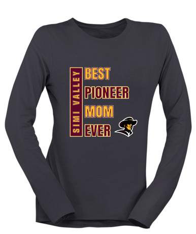 Simi Valley Pioneers Best Pioneer Mom Women's LS T-Shirt