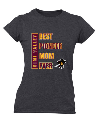 Simi Valley Pioneers Best Pioneer Mom Women's SS T-Shirt