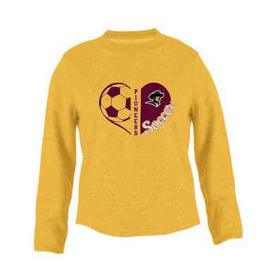 Simi Valley Pioneers Heart Soccer Women's Sweatshirt