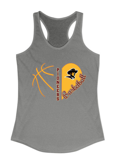 Simi Valley Pioneers Heart Basketball Women's Tank Top