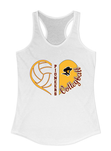 Simi Valley Pioneers Heart Volleyball Women's Tank Top