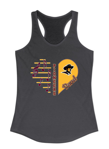 Simi Valley Pioneers Heart Band Women's Tank Top