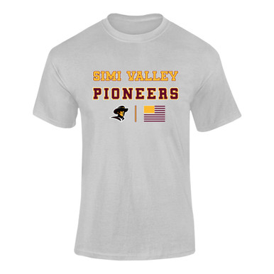 Simi Valley Pioneers Spirit Flag Men's Premium SS T-Shirt