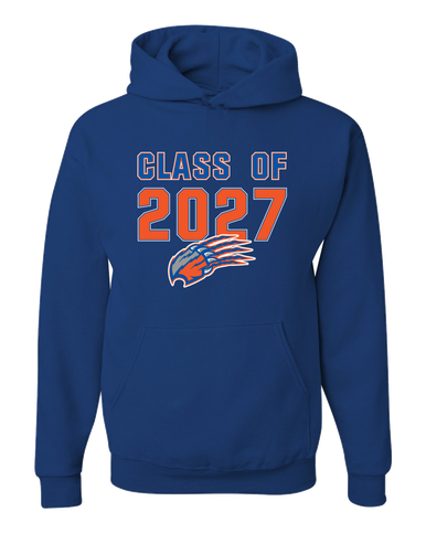 Grand Oaks Grizzlies Claw Class of 2027 Men's Premium Hoodie