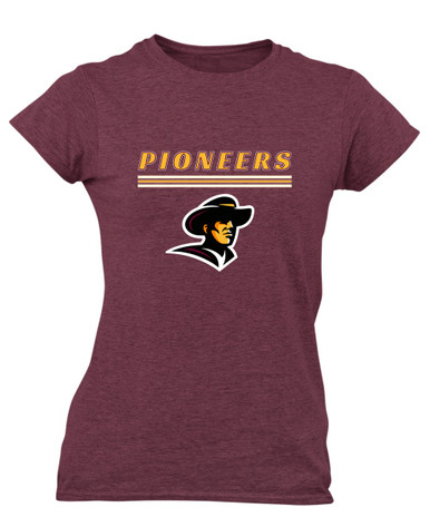 Simi Valley Pioneers Mascot #8 Women's Premium SS T-Shirt