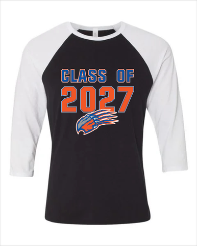 Grand Oaks Grizzlies Claw Class of 2027 Men's Baseball T-Shirt