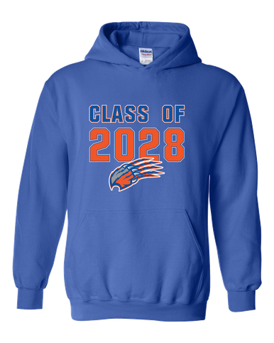 Grand Oaks Grizzlies Claw Class of 2028 Men's Hoodie