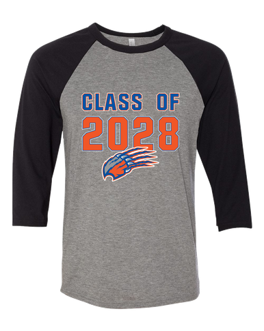 Grand Oaks Grizzlies Claw Class of 2028 Men's Baseball T-Shirt