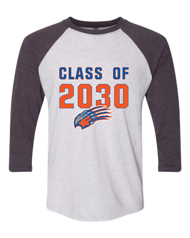 Grand Oaks Grizzlies Claw Class of 2030 Men's Baseball T-Shirt