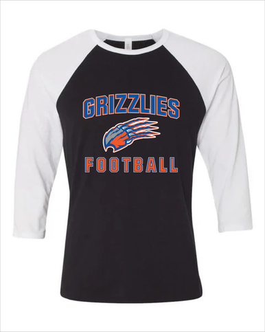 Grand Oaks Grizzlies Claw Football #1 Men's Baseball T-Shirt
