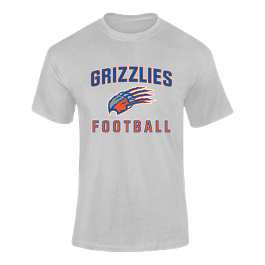 Grand Oaks Grizzlies Claw Football #1 Men's Premium SS T-Shirt