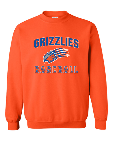 Grand Oaks Grizzlies Claw Baseball #1 Men's Sweatshirt