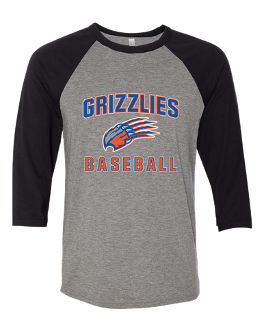 Grand Oaks Grizzlies Claw Baseball #1 Men's Baseball T-Shirt