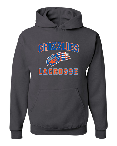 Grand Oaks Grizzlies Claw Lacrosse Men's Premium Hoodie