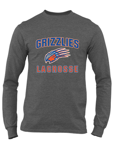 Grand Oaks Grizzlies Claw Lacrosse Men's Premium LS T-Shirt