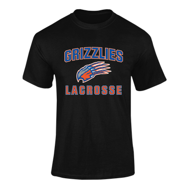 Grand Oaks Grizzlies Claw Lacrosse Men's Premium SS T-Shirt
