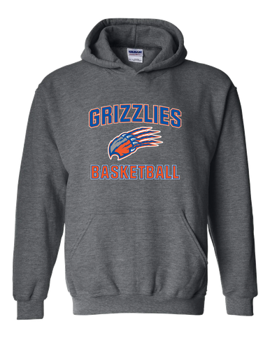 Grand Oaks Grizzlies Claw Basketball #1 Men's Hoodie