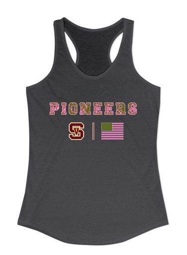 Simi Valley Pioneers Pink Camo Flag Women's Tank Top