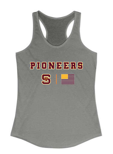 Simi Valley Pioneers Team Colors Flag Women's Tank Top