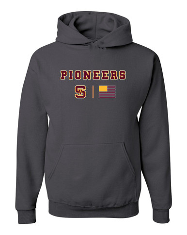 Simi Valley Pioneers Team Colors Flag Men's Premium Hoodie