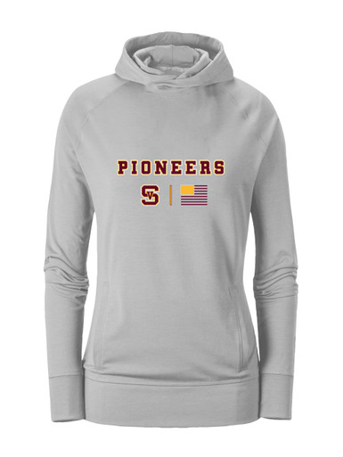 Simi Valley Pioneers Team Colors Flag Women's Hoodie